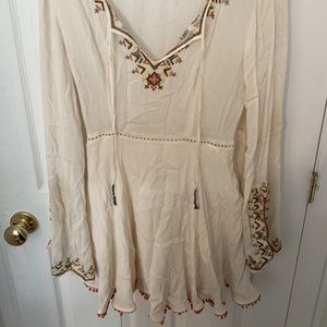 EMBROIDERED ECOTE DRESS